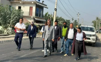 बिर्तामोड–प्याकुरेल चोक सडक स्तरोन्नति ८३ प्रतिशत सम्पन्न